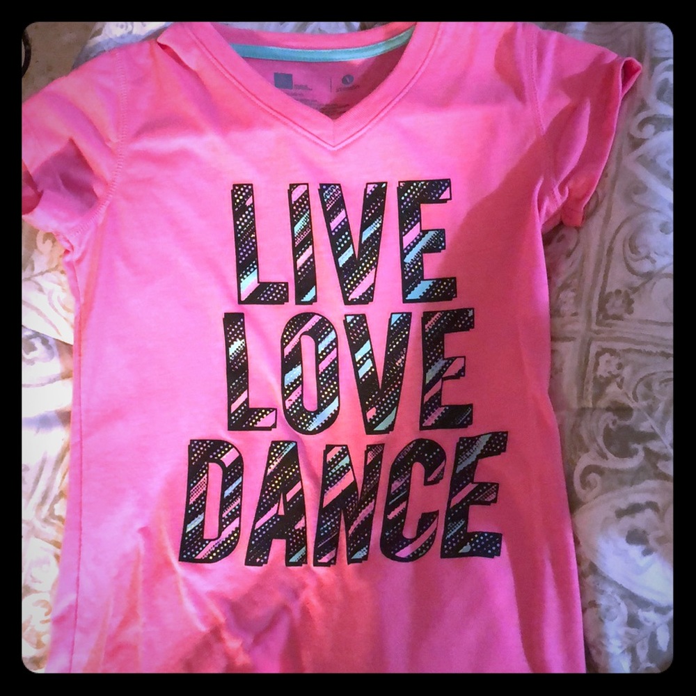 Hot Pink Short-Sleeve T-shirt (Live Love Dance)